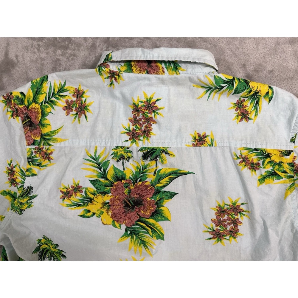 One Resolution Clothing Shirt Mens L Button Up Chest Pocket Hawaiian Tropical‎ - Picture 7 of 15